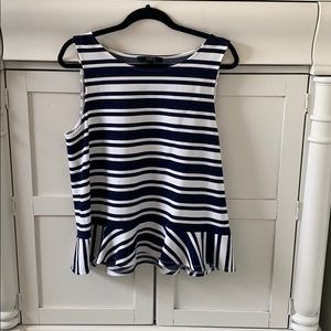Blue striped shirt